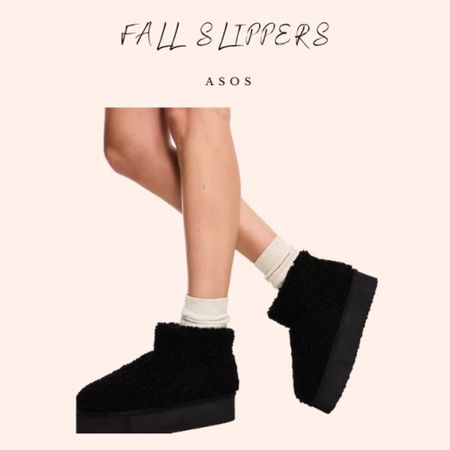 Uggs dupes! Black slippers for fall! Keep your feed warm and cozy 🖤

#LTKshoecrush #LTKHalloween #LTKSeasonal