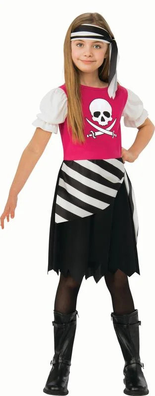 Pirate Dress, Halloween Costume for Children, Girls Size S (6/6X), by Way to Celebrate | Walmart (US)