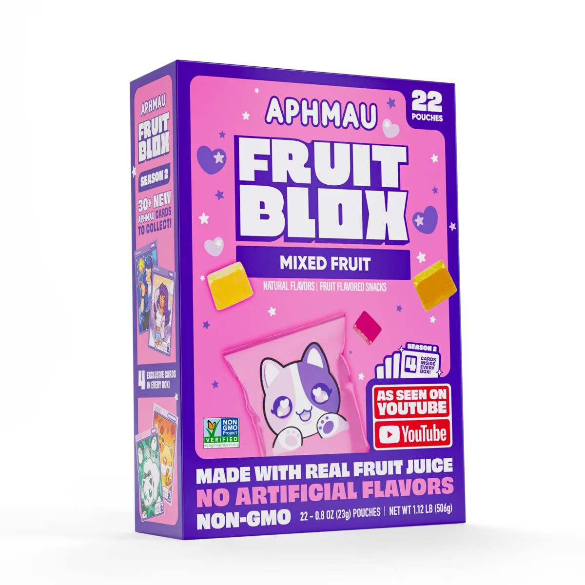 FruitBlox Aphmau Mixed Fruit Fruit Snacks - 17.6oz/22ct | Target