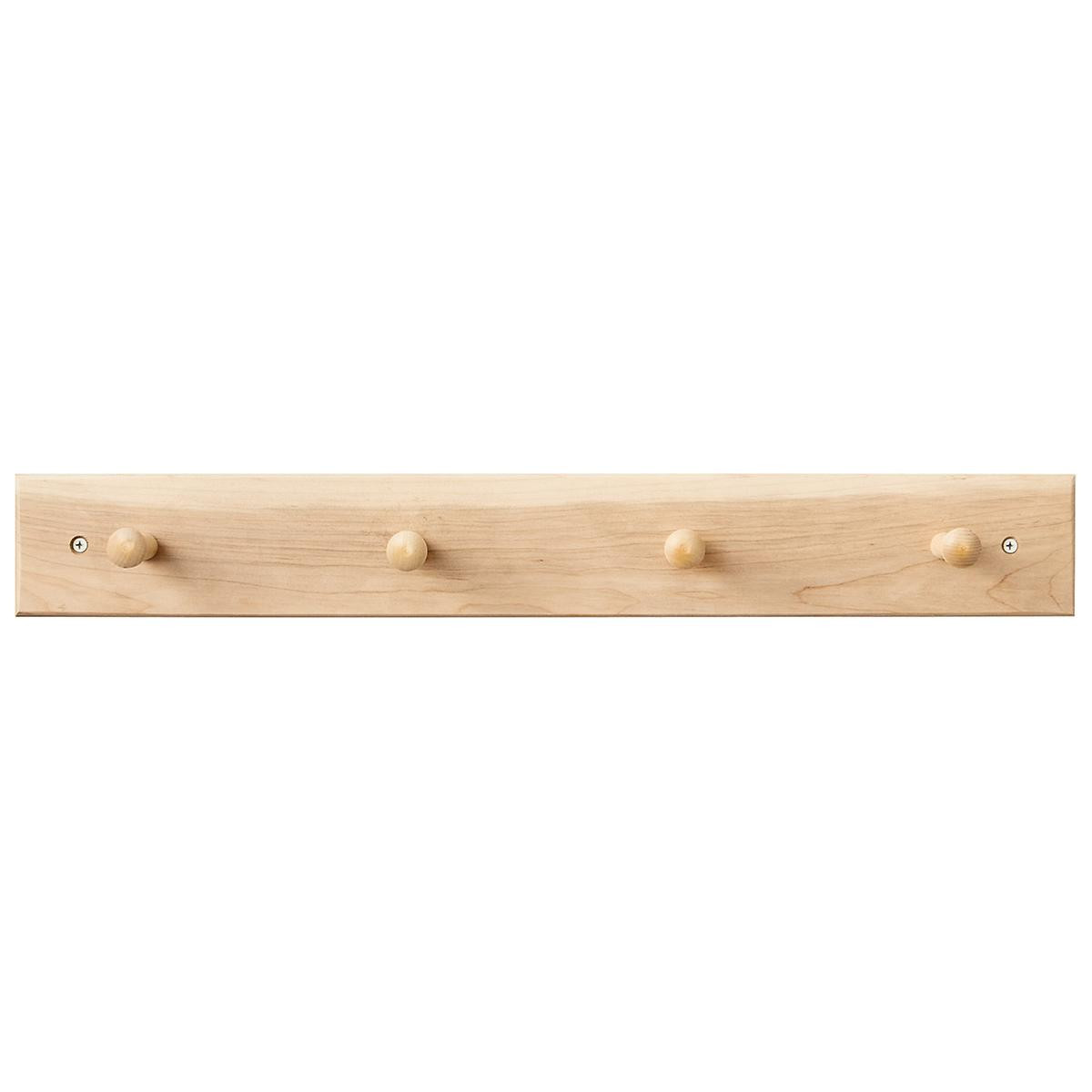 Maple Shaker Peg Racks | The Container Store