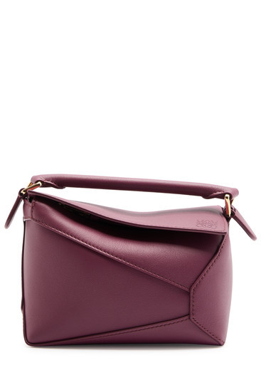 Puzzle Edge mini leather top handle bag | Harvey Nichols