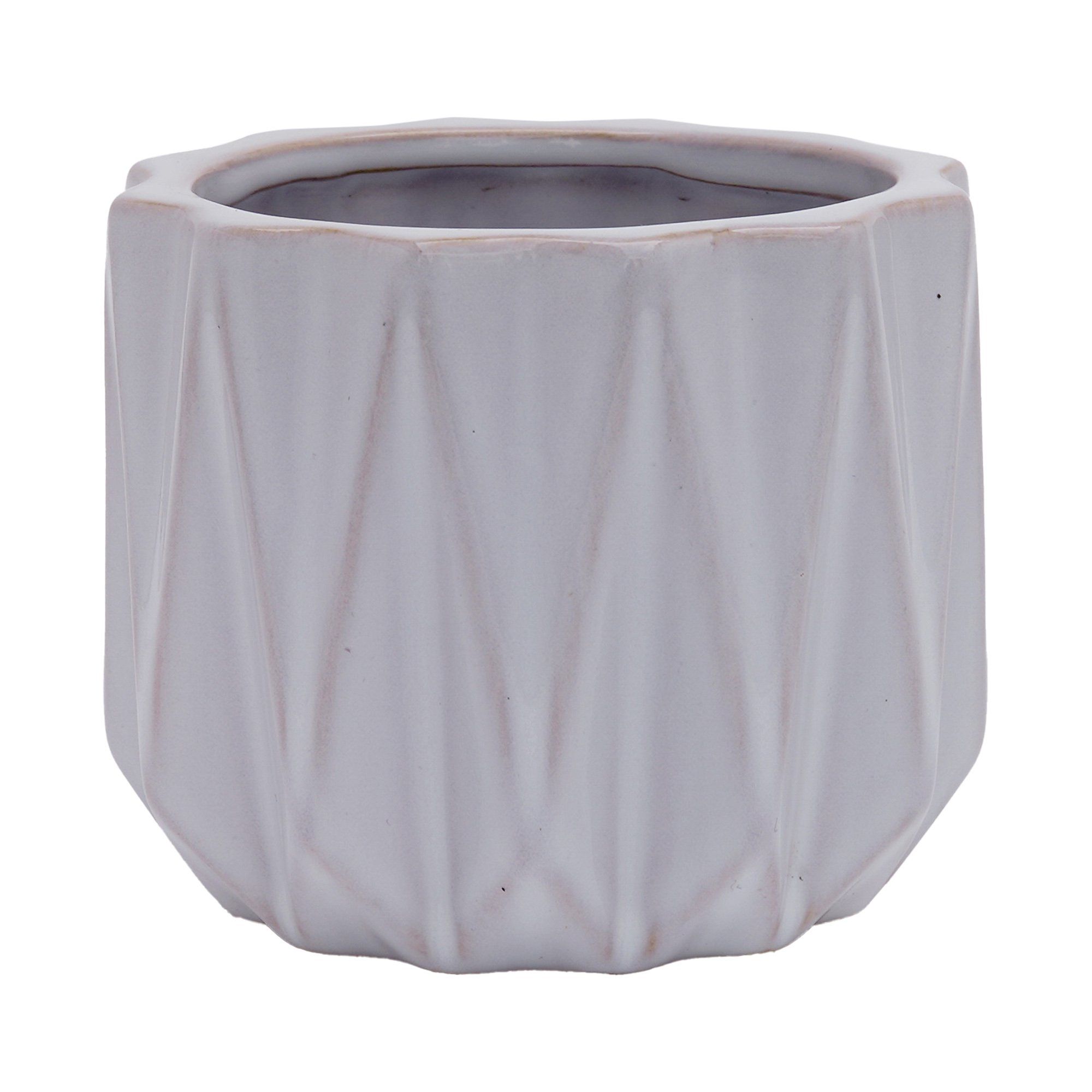 Better Homes & Gardens Pottery set of 6 3" Devi Round Ceramic Planters-White | Walmart (US)