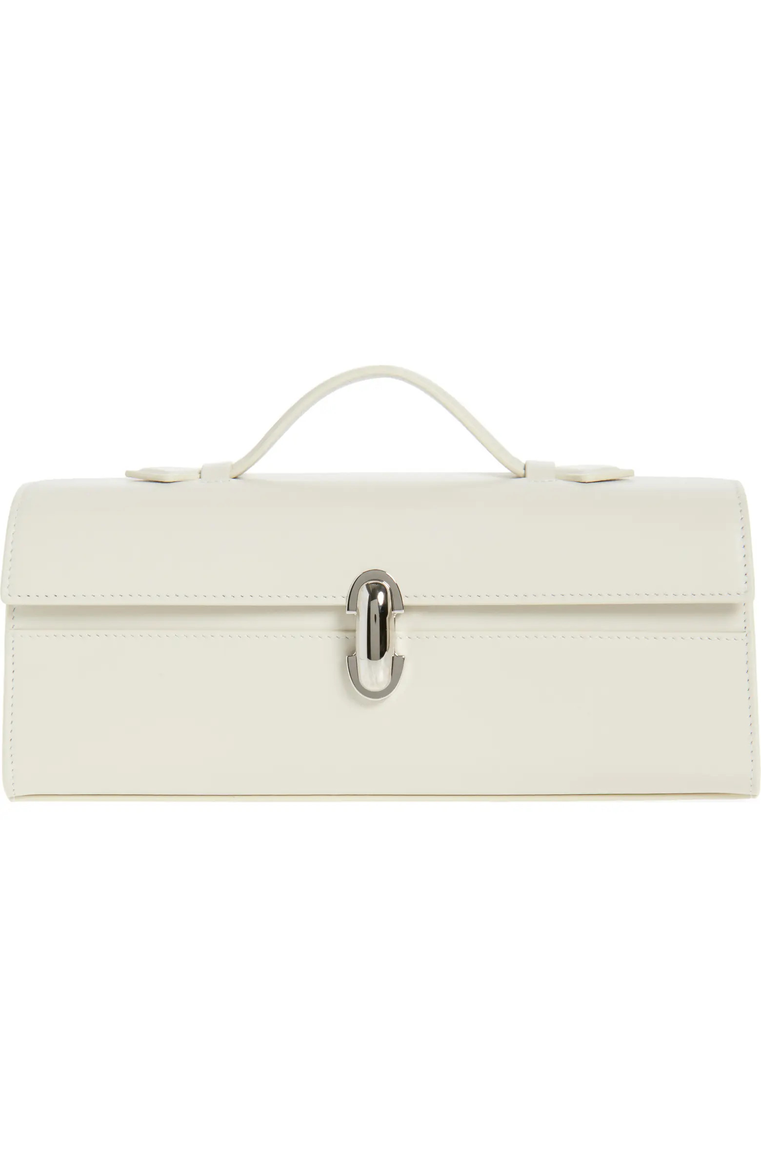 SAVETTE Slim Symmetry Pochette Leather Top Handle Bag | Nordstrom | Nordstrom