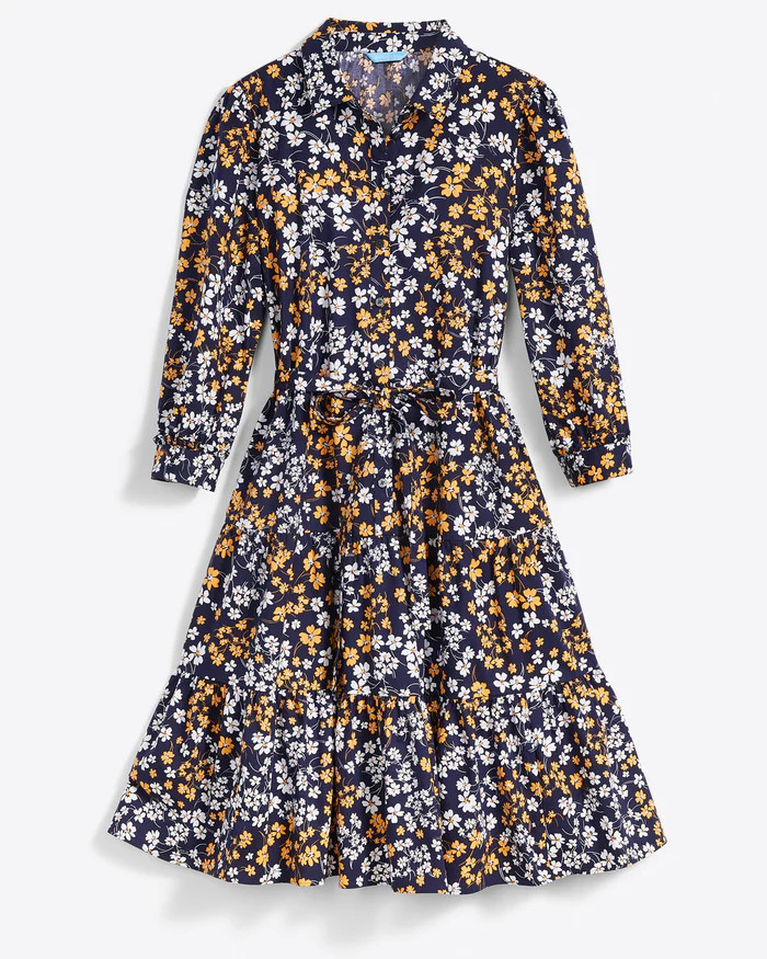 Loretta Shirtdress in Fall Field Flowers | Draper James (US)