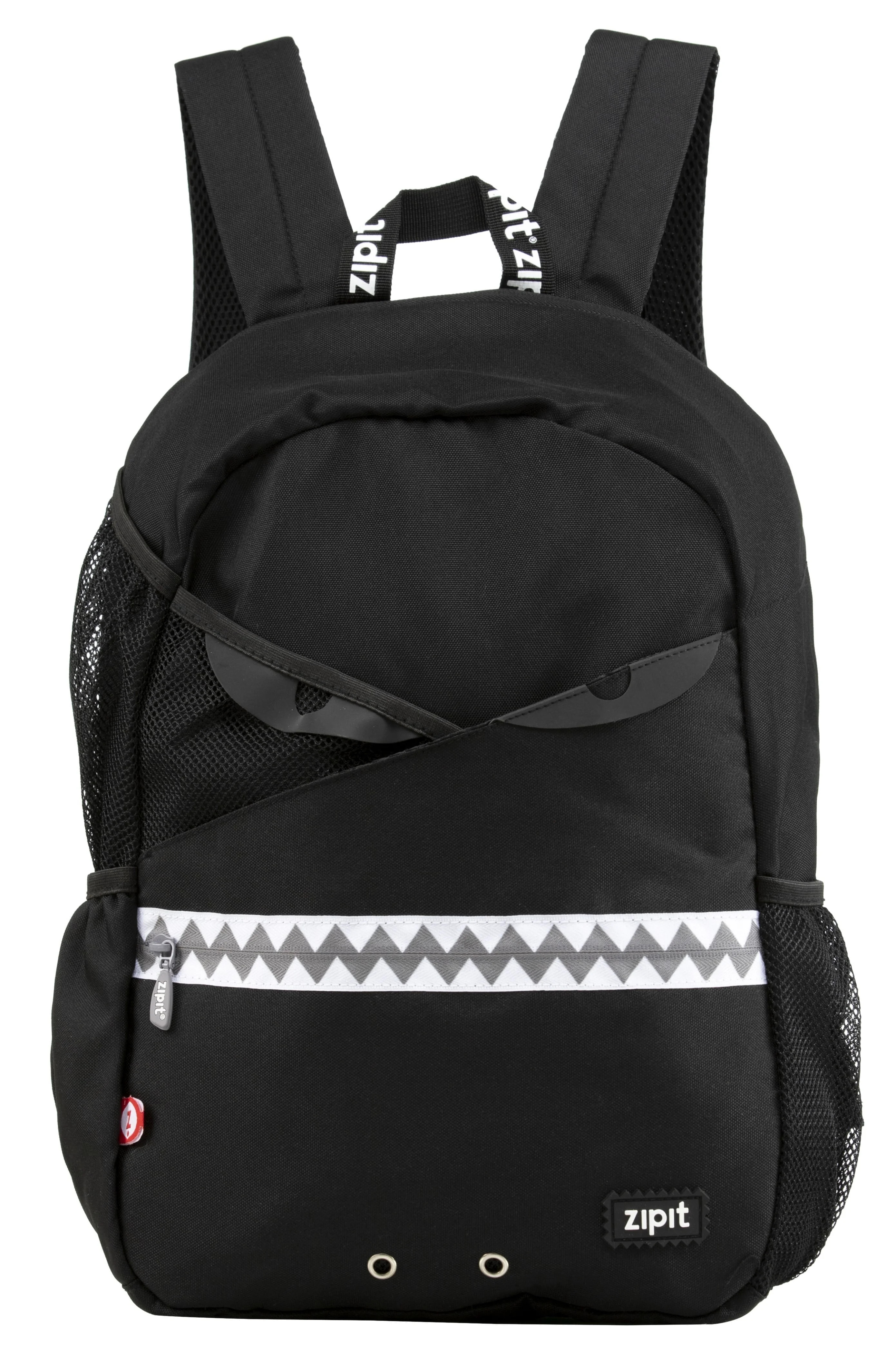 ZIPIT Razor Backpack for Boys – Black, Lightweight & Durable Bag with Reflective Eyes and Print... | Walmart (US)