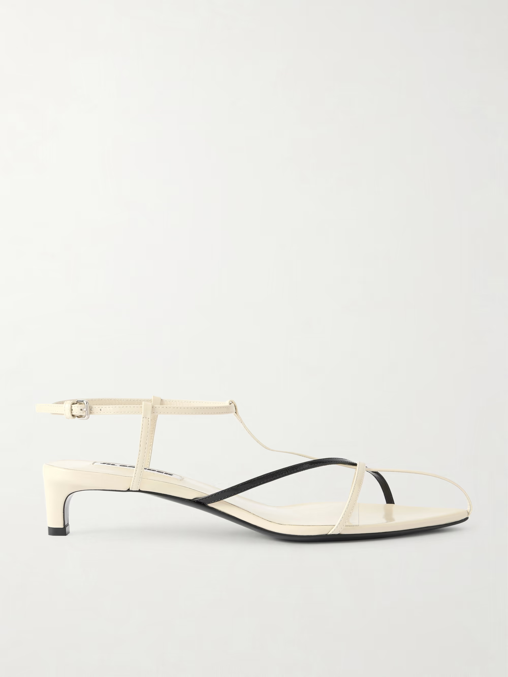 Two-tone leather slingback sandals | NET-A-PORTER (US)