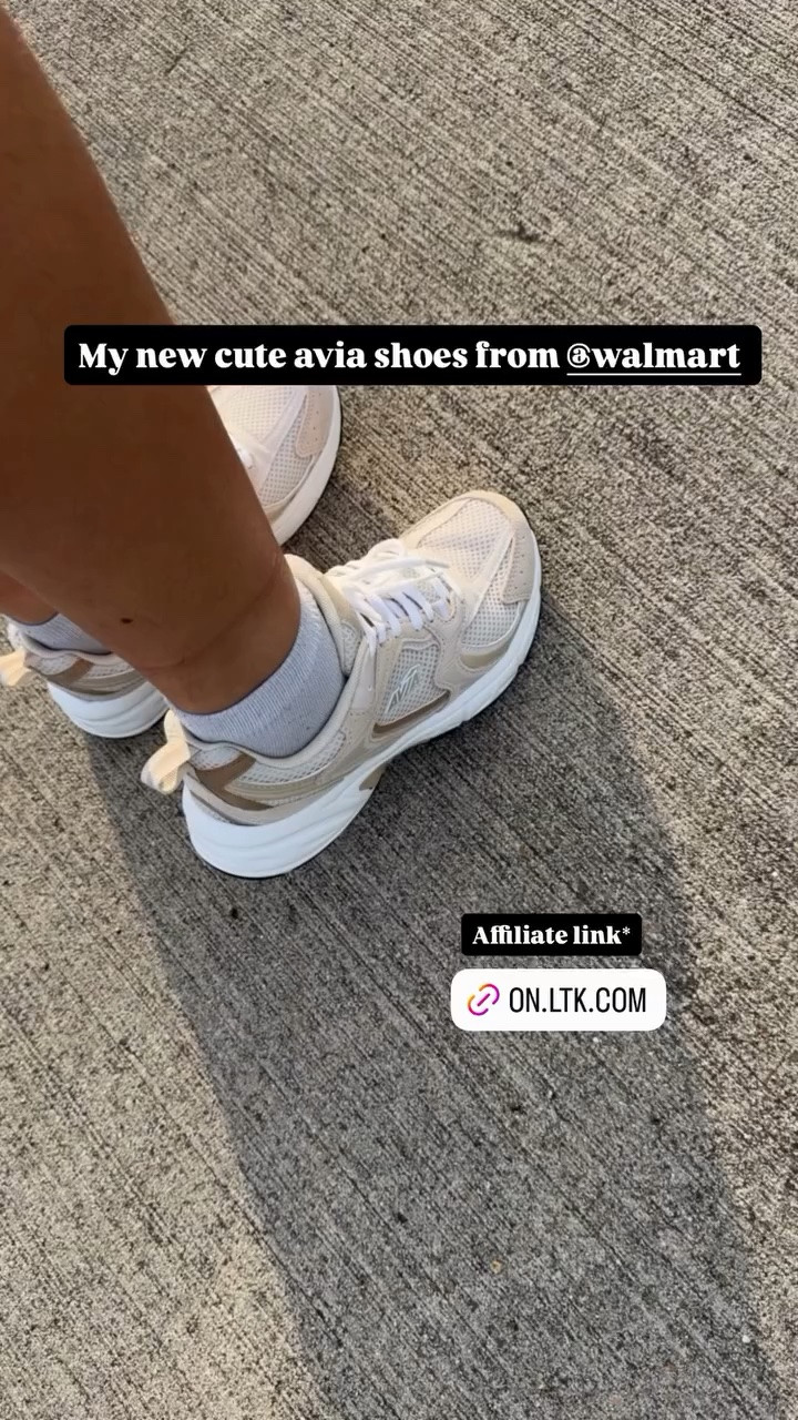 My new cute avia shoes from @walmart  Affiliate link*