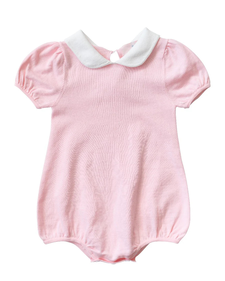Baby Pink Sweater Bubble | Smockingbird Kids