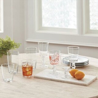 Set of 4 St. Tropez Glassware - Wine Goblet | Ballard Designs, Inc.