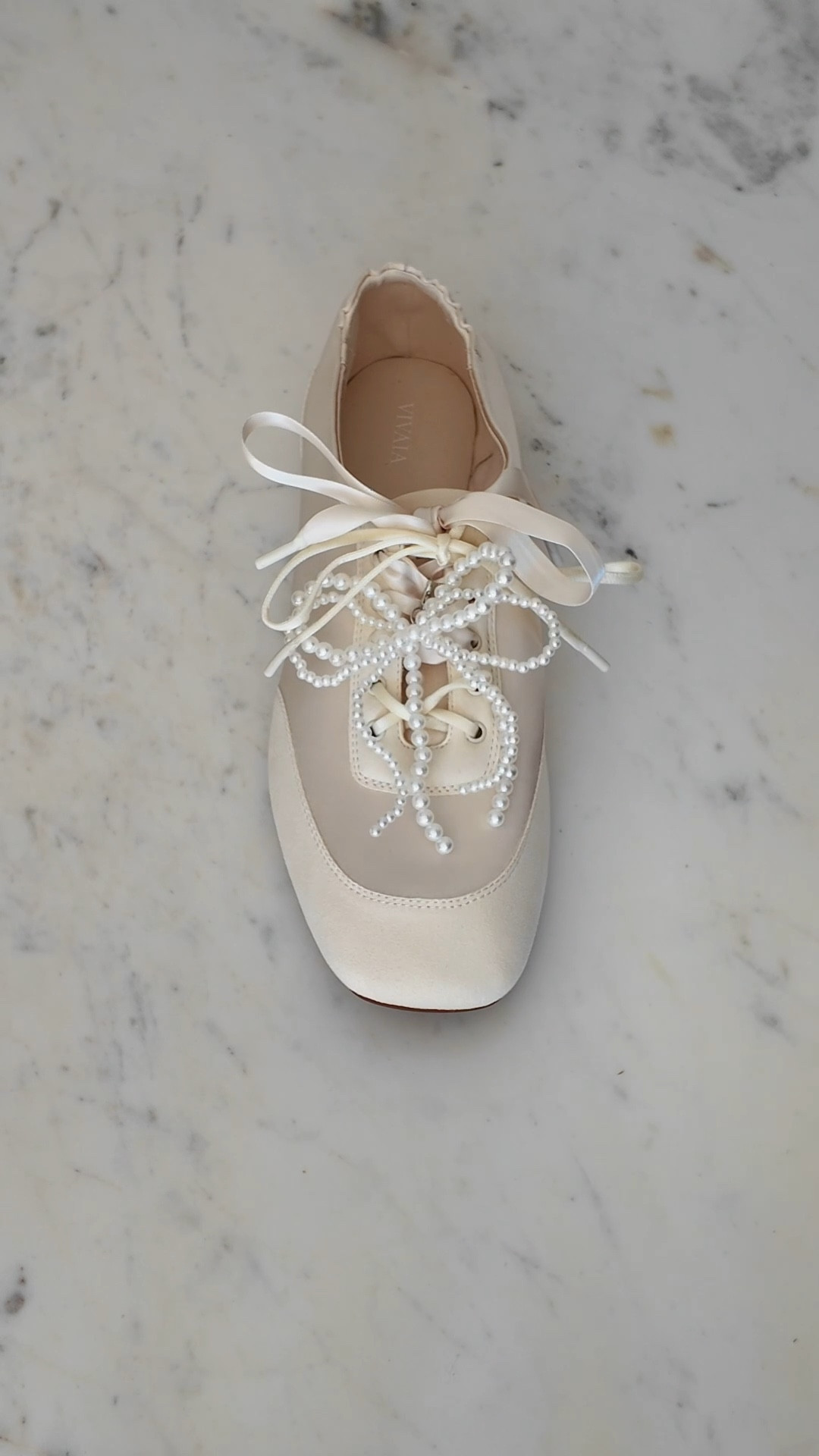 AD ‘25SPRING’ for 10% off VIVAIA  - ballet sneaker - ballet trainer - satin trainer - slim trainer - trendy sneakers - trending trainers - shoe charms - trainer charms - pearls - 2025 trends - shoe trends - M&S - gilet - satin skirt - neutral outfit 

#LTKspring #LTKuk #LTKshoes