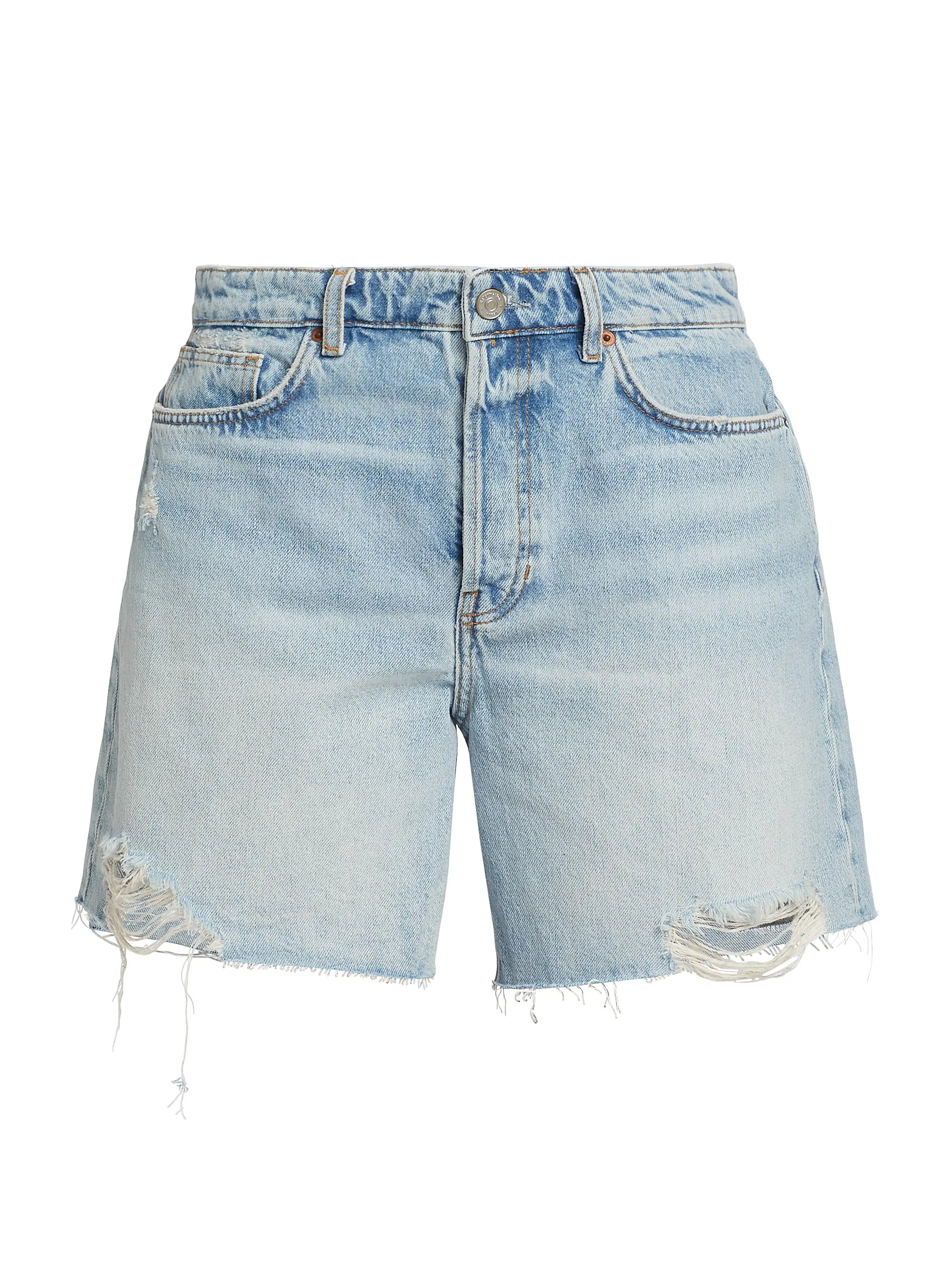 ReformationRaye Mid-Rise Relaxed Denim Shorts | Saks Fifth Avenue