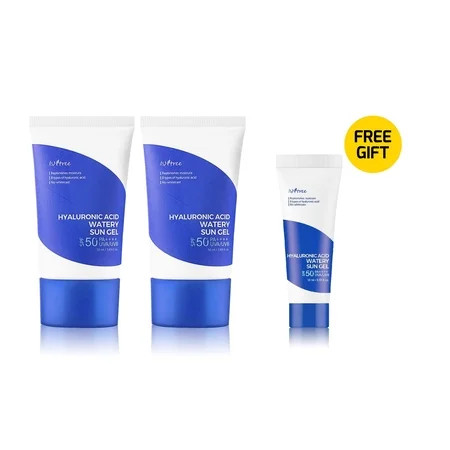 (2 pack) Isntree Hyaluronic Acid Watery Sun Gel 1.69 Fl Oz/50 ml Pack of 2 | Walmart (US)
