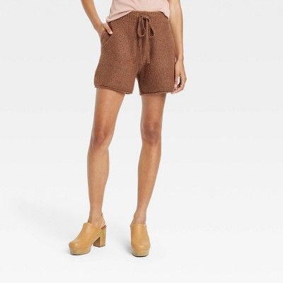 Women's High-Rise Tie-Front Jogger Shorts - Universal Thread™ | Target