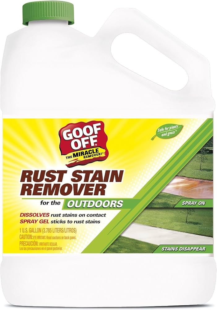 RustAid GSX00101 Goof Off Rust Stain Remover, 1 Gallon | Amazon (US)