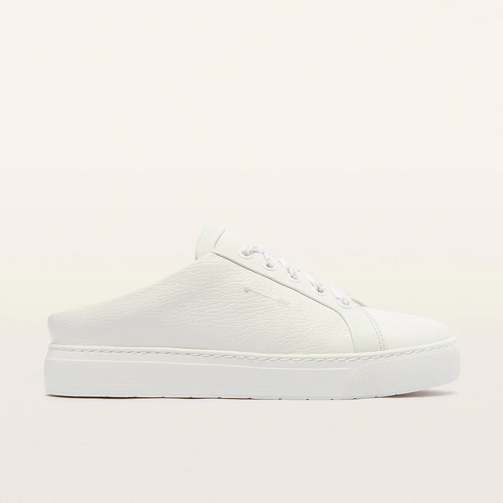 Lincoln II White Tumbled Flats | FRANKIE4 | FRANKIE4
