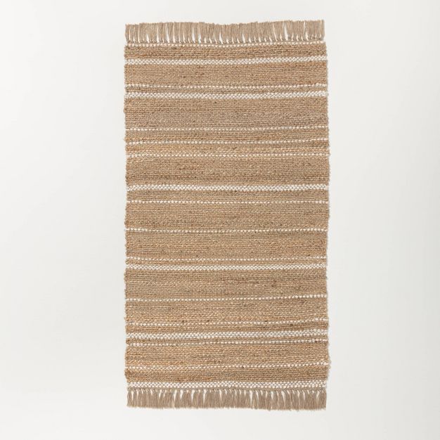 Jute Variegated Stripe Area Rug - Hearth & Hand™ with Magnolia | Target