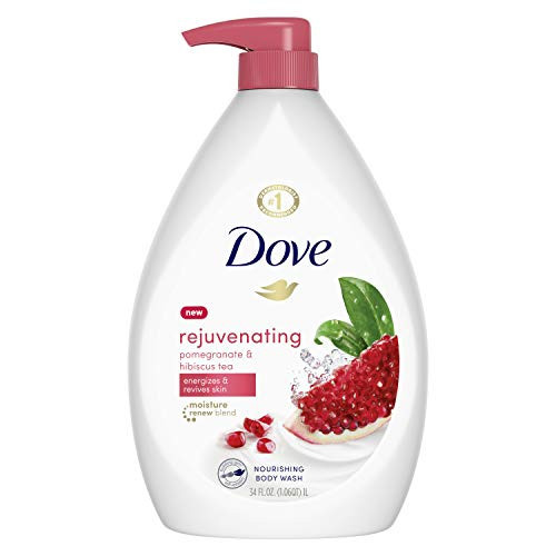 Dove Body Wash for Softer, Smoother Skin After Just One Use Pomegranate and Hibiscus Tea Sulfate-free Bodywash 34 oz | Amazon (US)
