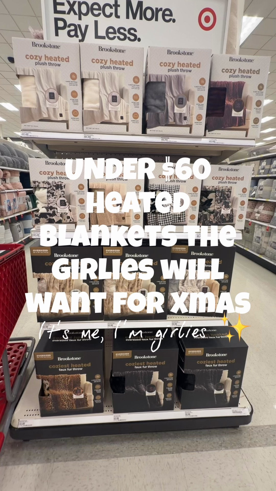 A gift idea for her that is always a good go to! 

Heated blankets but make them chic!! Love the prints and fabric on these!! 

Gifts for her
Christmas gift ideas
Christmas gifts
Gifts for the girls
Target gifts
Target Christmas
Target run 
Target must haves

#LTKSeasonal #LTKselfcare #LTKvlog
