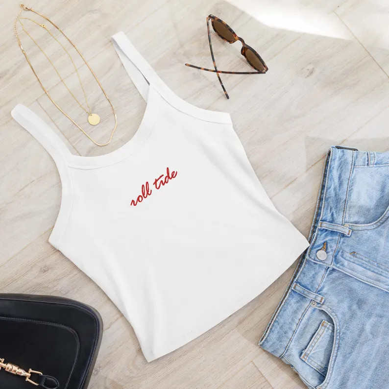 Alabama Crimson Tide Tank Top: Women's Game Day Football Apparel - Etsy | Etsy (US)