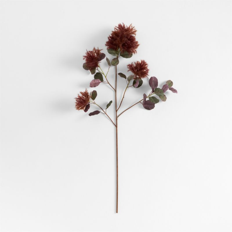Faux Flowering Smokebush Stem 44" + Reviews | Crate & Barrel | Crate & Barrel