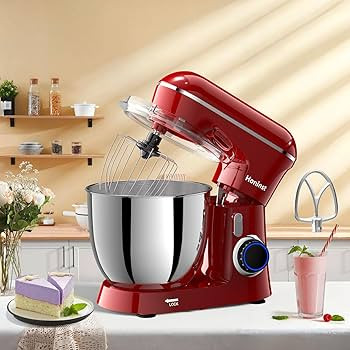 Stand Mixer, 6.5QT 10-Speed Tilt-Head Electric Stand Mixer, 3-In-1 Kitchen Mixer with Bowl, Dough... | Amazon (US)