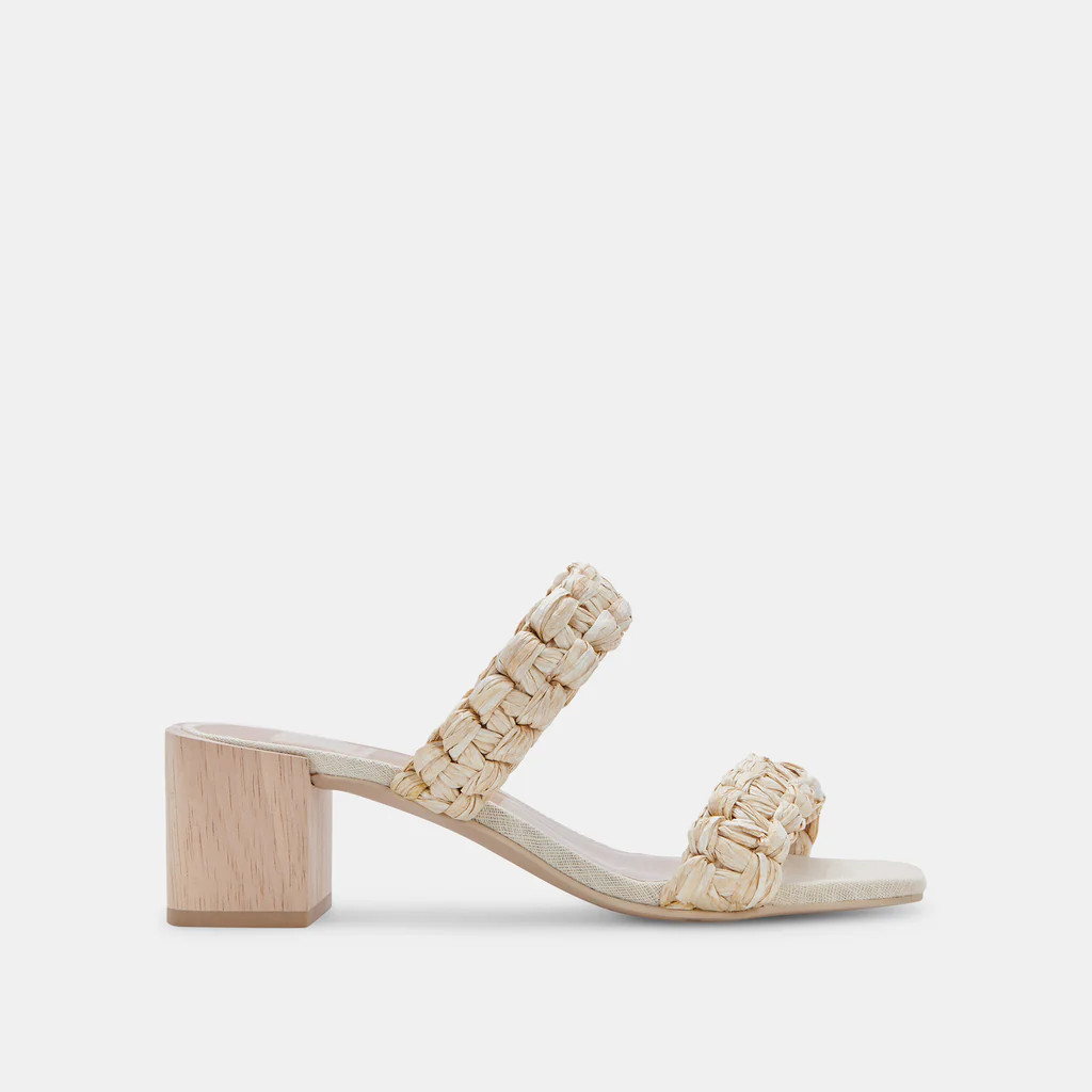 ZENO SANDALS LT NATURAL RAFFIA | DolceVita.com