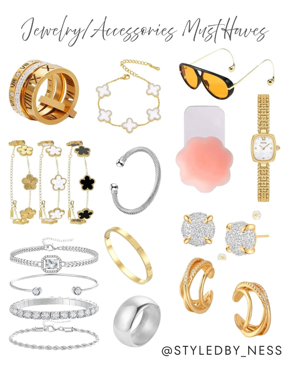Found some must-haves for all your accessory needs! From chic rings to statement earrings, these pieces will elevate any look.
 

 #LTKActive #LTKU #LTKSaleAlert