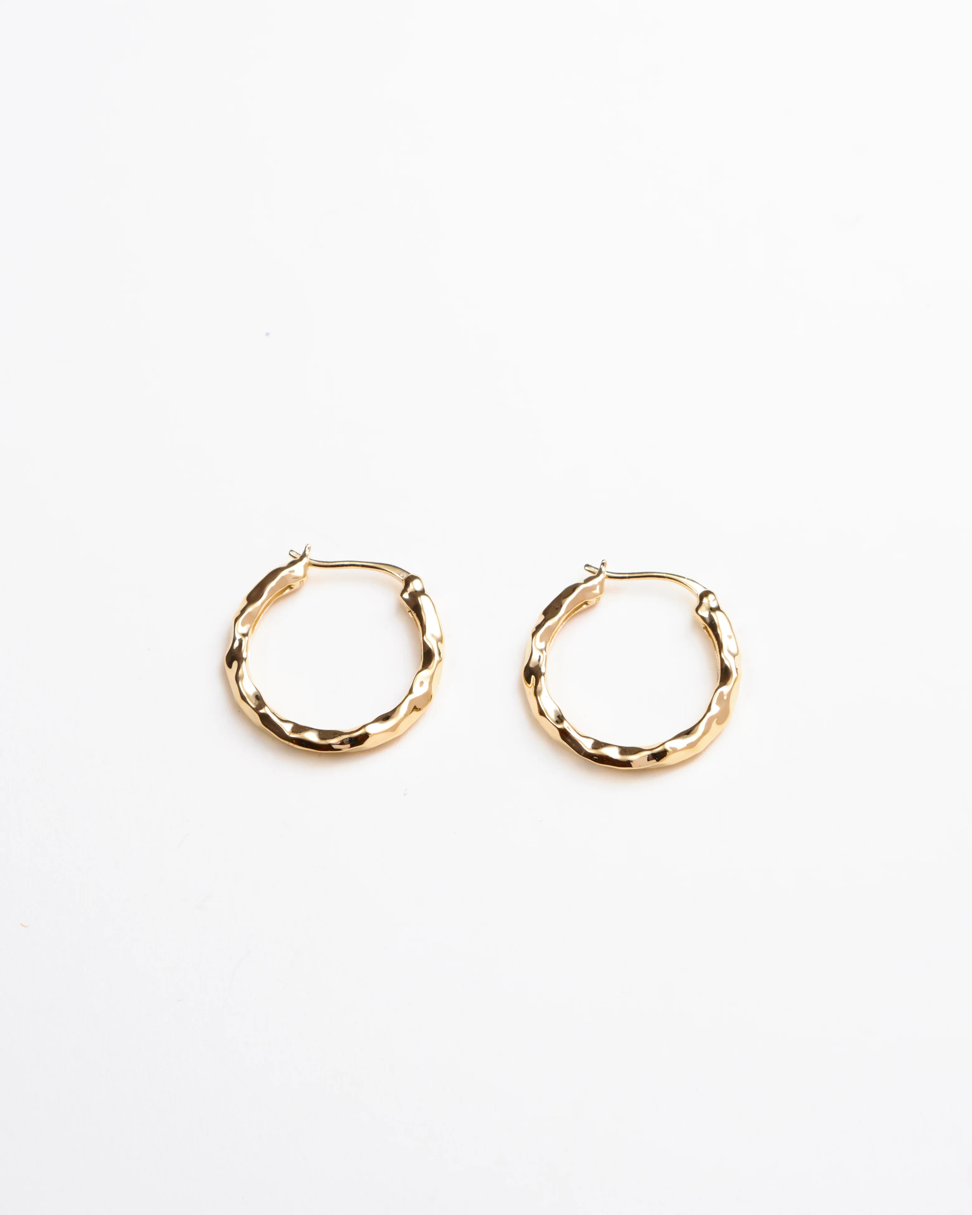 Elliot Textured Hoops | Their Studios