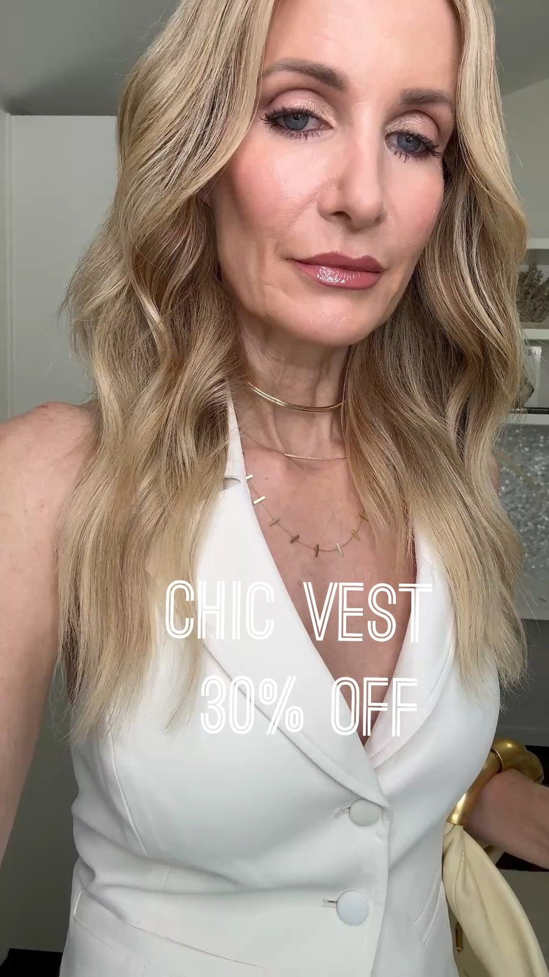 This halter vest on major sale is such a chic night-out find with the most flattering cinched waist and open-back detail. I paired it with these viral high-waisted jeans that are comfortable, leg-lengthening, and so flattering from the back. I’m wearing an XS in the vest and size 24 in the jeans. #SaleFinds #FlatteringJeans #GirlsNightOutOutfit

#LTKootd #LTKgrwm #LTKOver40