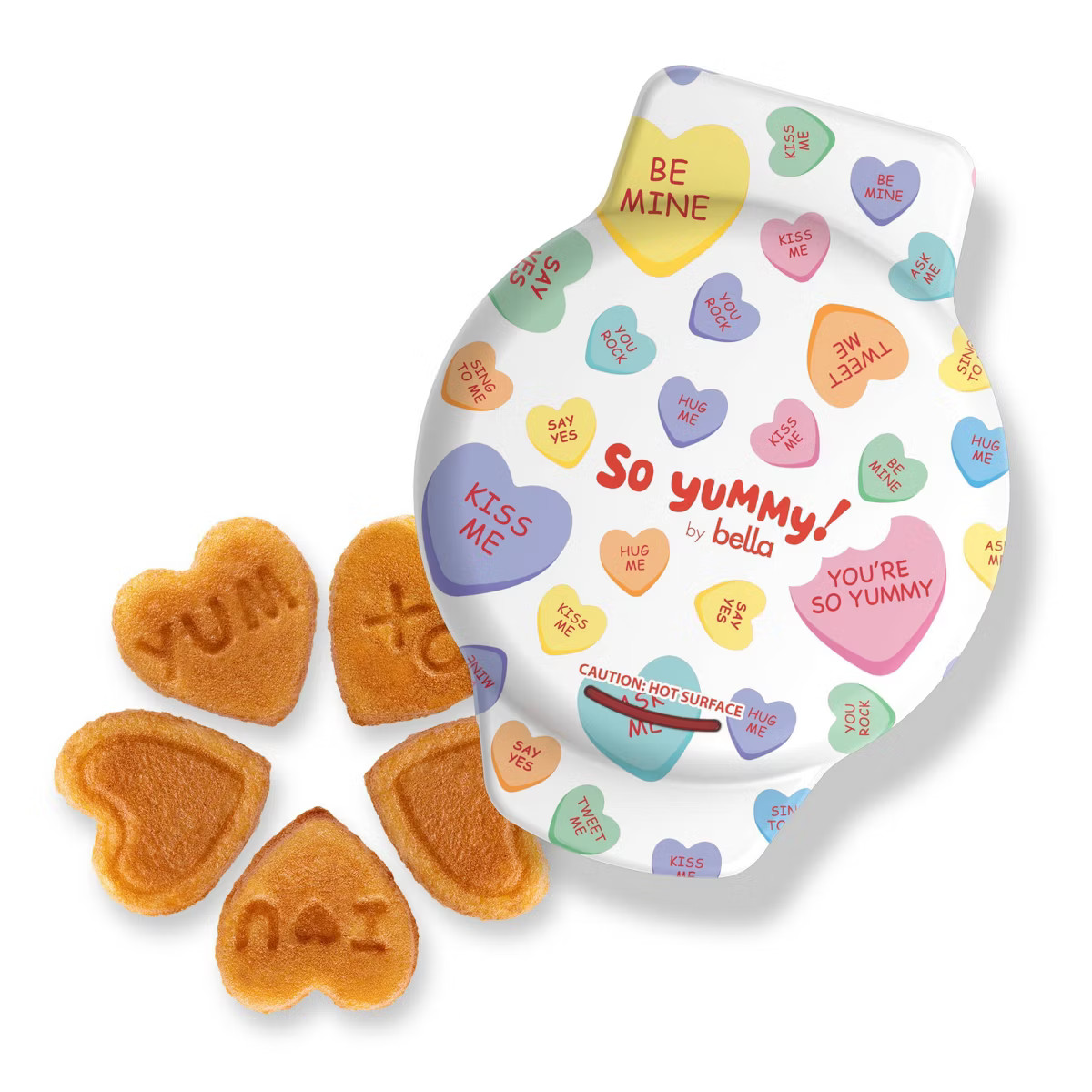 So Yummy by bella Valentine's Mini Waffle Maker Hearts | Target