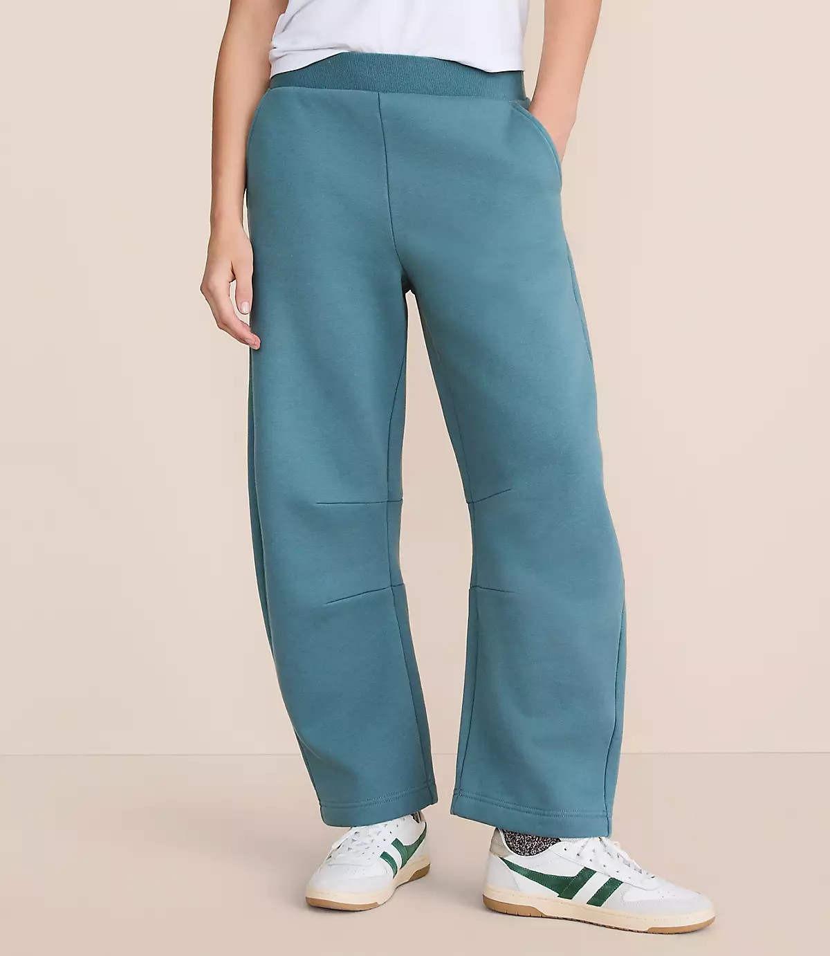 Lou & Grey Elite Fleece Barrel Pants | LOFT