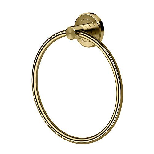 Gatco 4262 Latitude II Towel Ring, Matte Brass | Amazon (US)