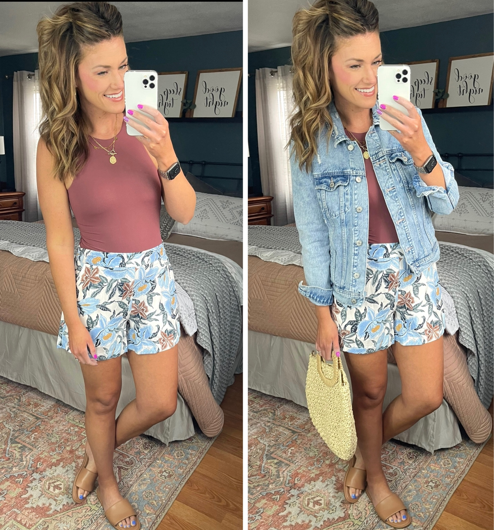 Spring fashion 
Large/ bodysuit
Shorts/ medium

#LTKunder50 #LTKFind #LTKSeasonal