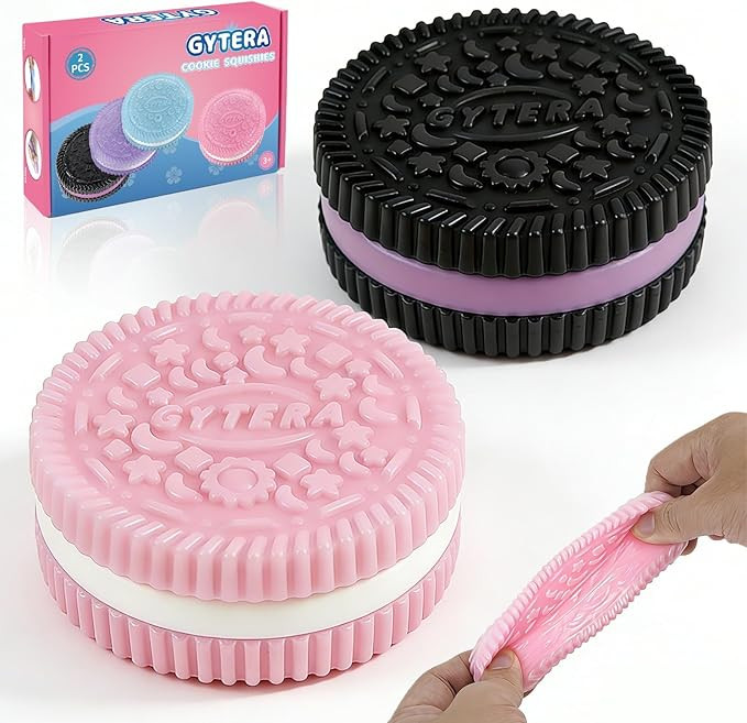 Gytera Sticky Cookie Squishies Fidget Toys Adults, Squeeze Toys Sensory Toys with Autism, Stress ... | Amazon (US)