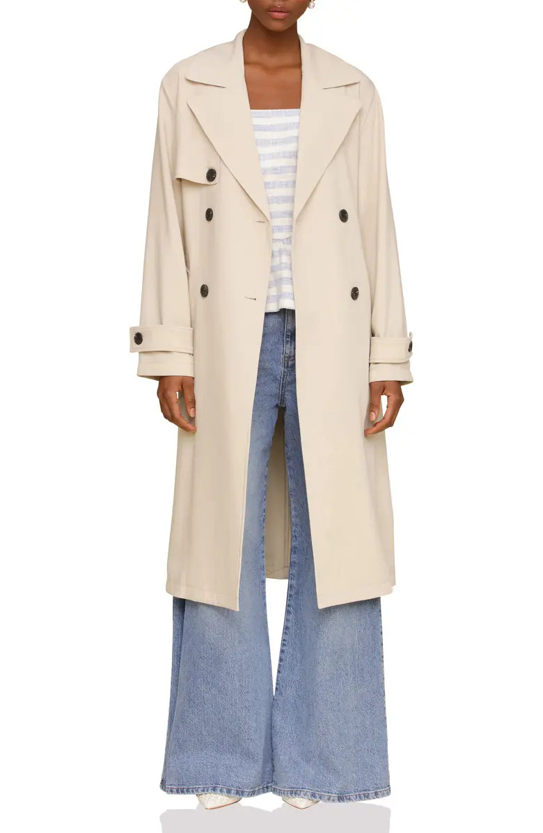 Relaxed Fit Button Back Trench Coat | Nordstrom