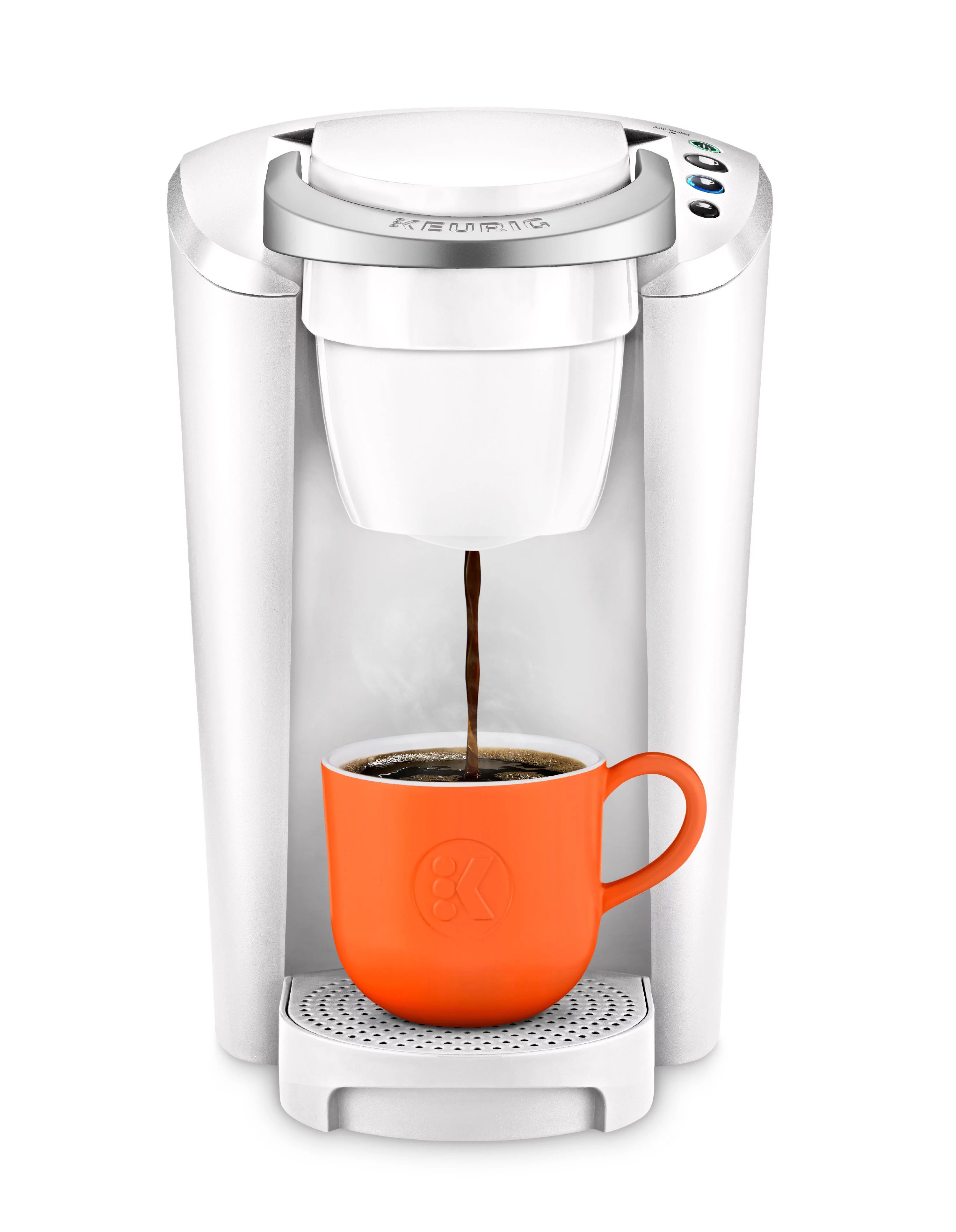 Keurig K-Compact Single-Serve K-Cup Pod Coffee Maker, White - Walmart.com | Walmart (US)