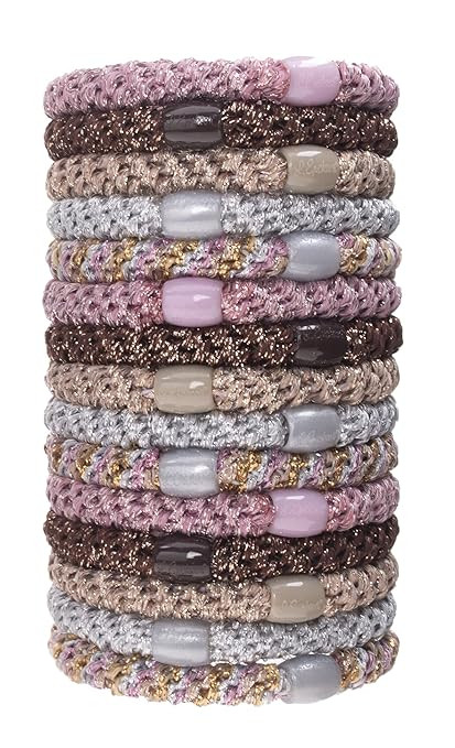 L. Erickson Grab & Go Pony Tube, Siesta, Set of Fifteen - Exceptionally Secure with Gentle Hold | Amazon (US)