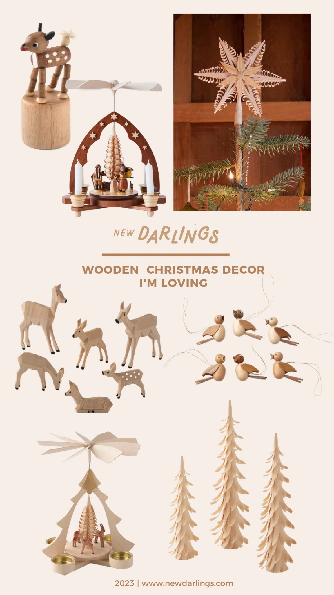 Neutral wooden Christmas decor - I just ordered this tree topper 🎄 so many of these are on sale!

#LTKSeasonal #LTKHoliday #LTKHolidaySale