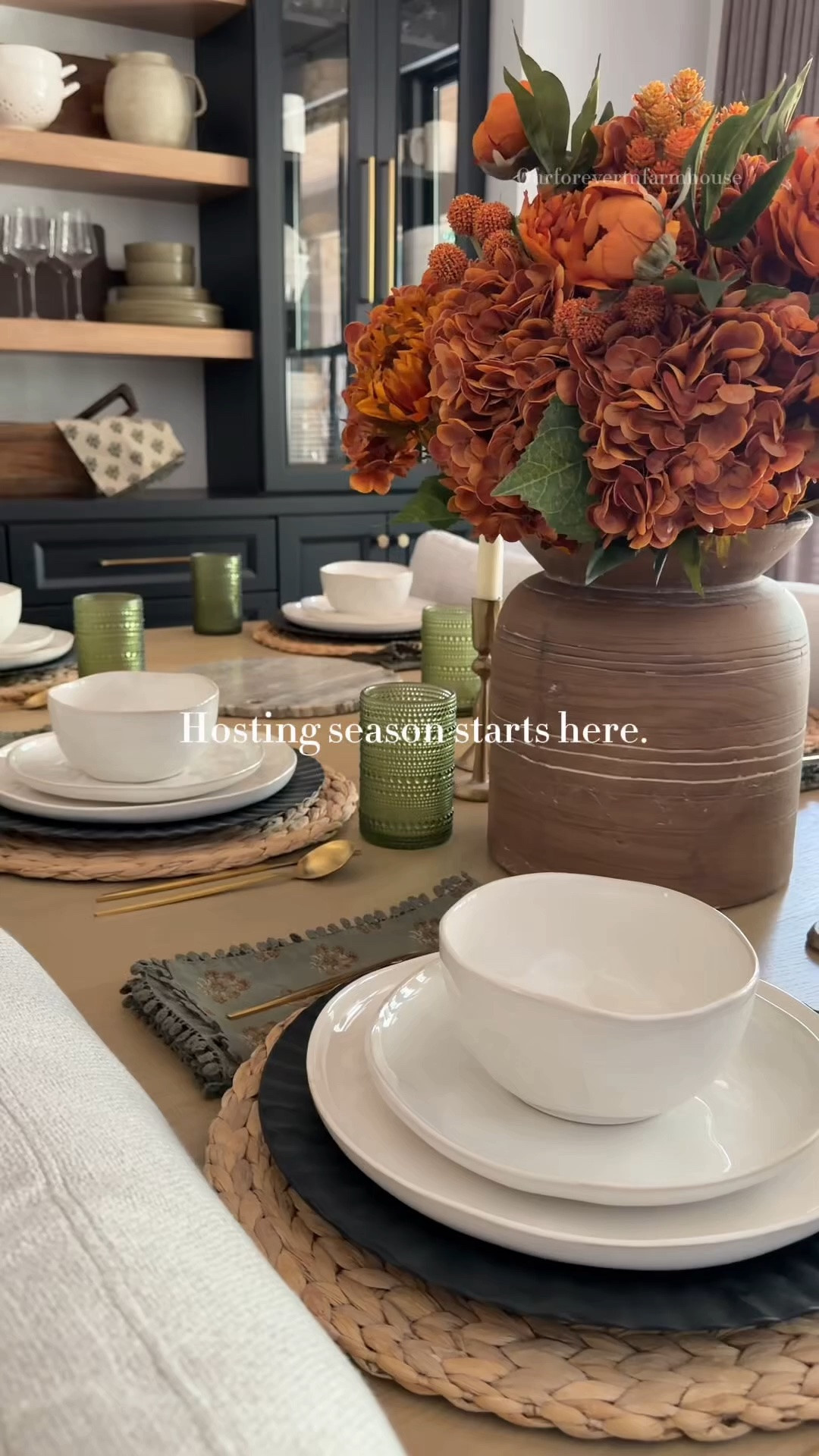 @Stone Lain   #ad

Hosting season is almost here. 🤎🍂

I’ve been getting our dining room ready for all the dinners and gatherings ahead, and this dinnerware makes such a pretty foundation for a tablescape.

I love the shape, texture and warm neutral color, and it can easily be dressed up for a holiday table or kept simple for everyday dinners.

Linked the set here! 🤍

#LTKSeasonal #LTKHome