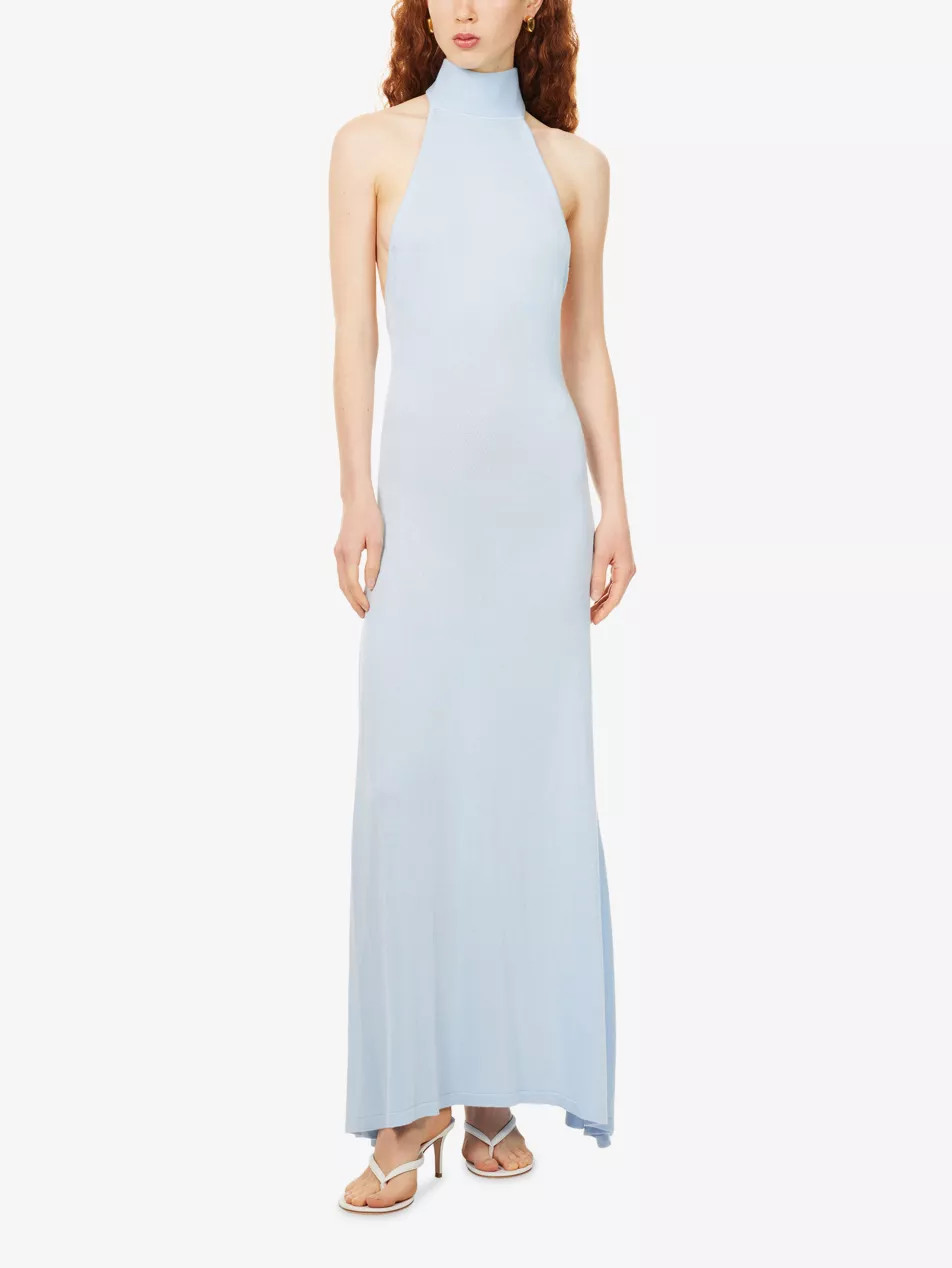 LENY - Cascade Backless Woven Maxi Dress | Selfridges.com | Selfridges
