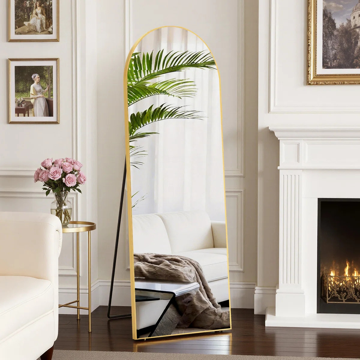 Full Length Mirror Full Body Floor Mirror Standing Hanging Or Leaning Wall Mirror Bedroom Cloakro... | Wayfair North America