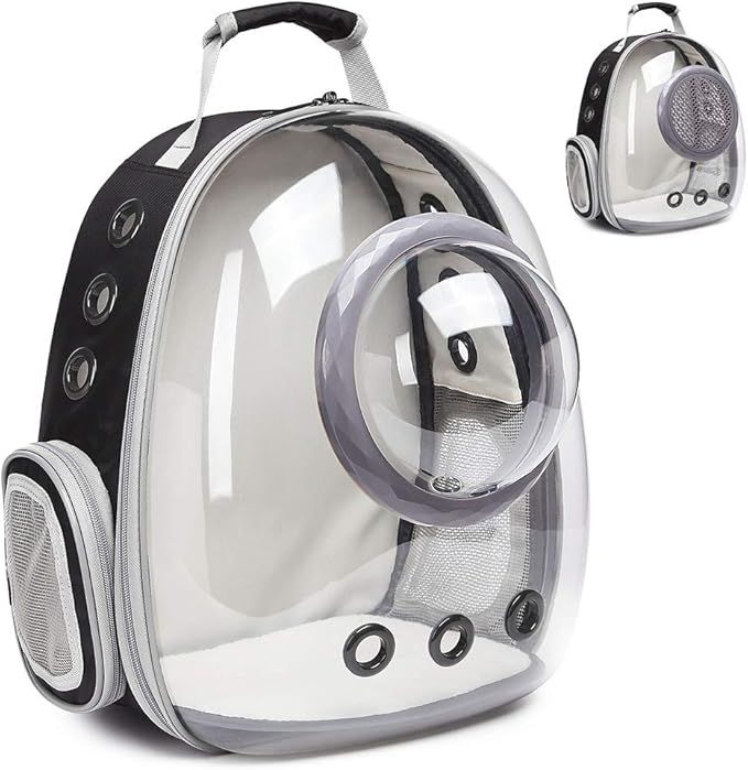 Clear Bubble Cat Carrier Backpack, Space Capsule Pet Carrier Backpack for Large Cats and Small Do... | Amazon (US)