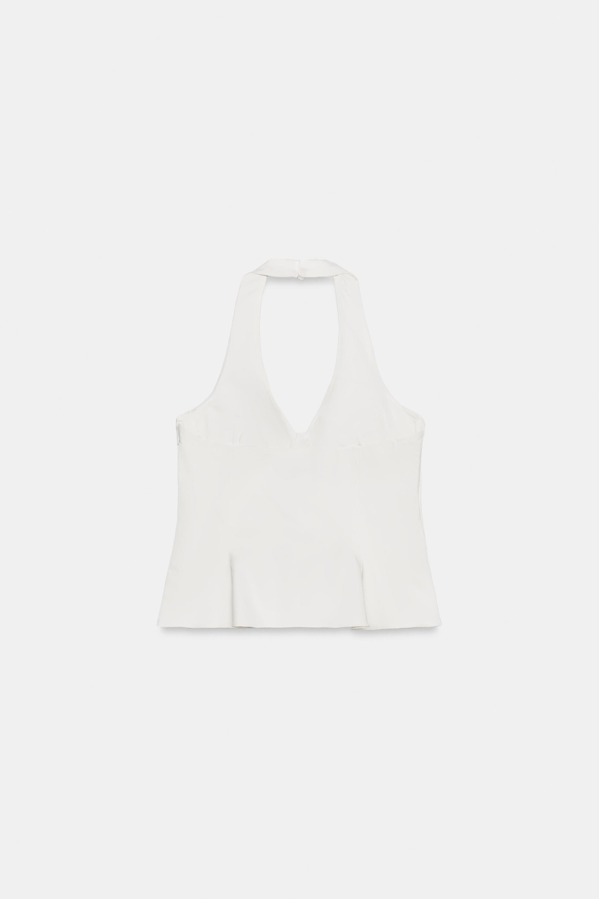 FITTED PEPLUM TOP | Zara UK