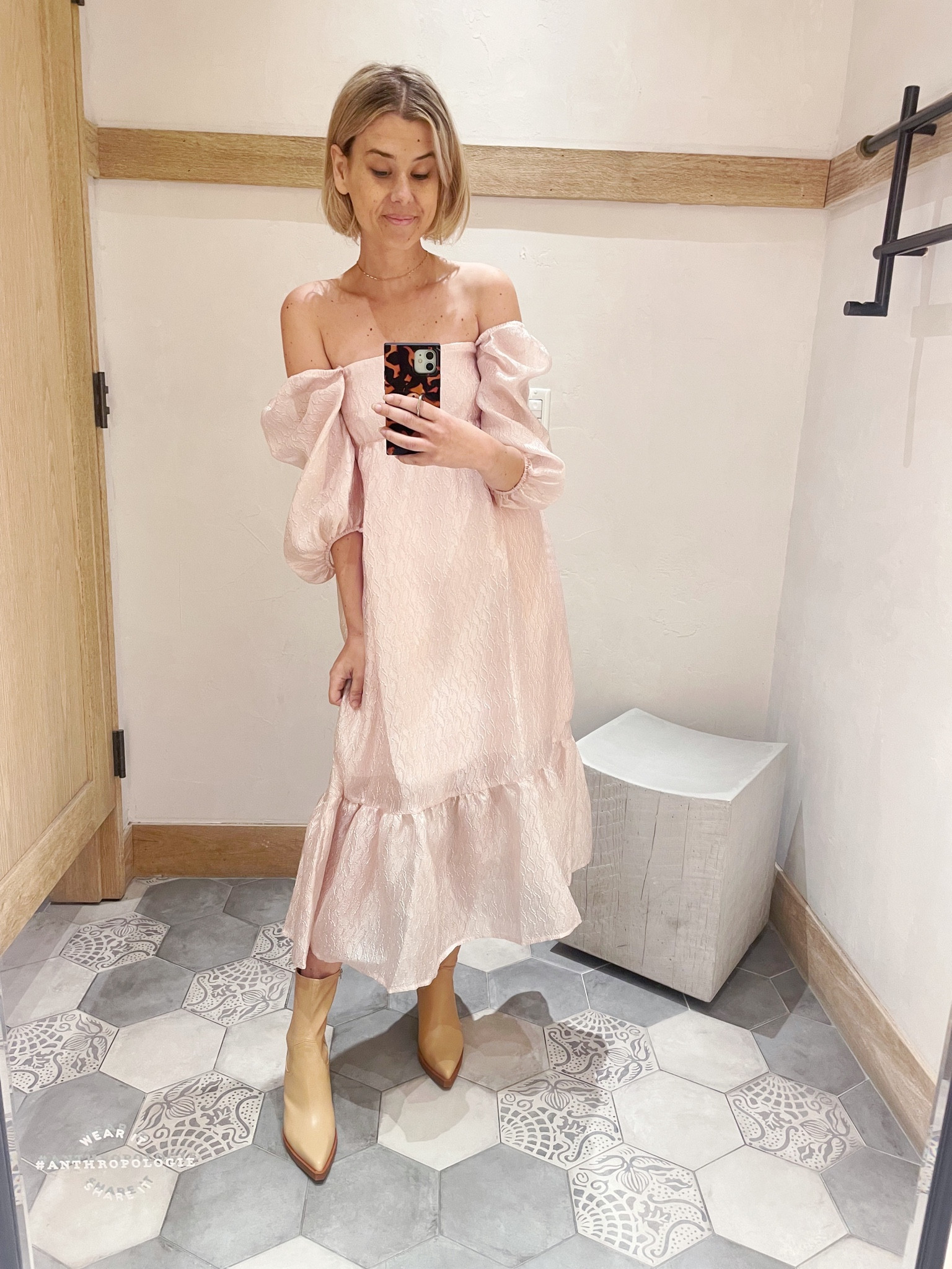 The dreamiest dress I ever did see 😍

I couldn’t wait to share this the moment it entered our doors this week … I adore the textured sheen and ballet pink hue! 

For a spring forward look, I paired it was a dainty gold choker and neutral booties. I also opted to make it off the shoulder to create an effortless look! 

The pink hasn’t gone live online quite yet, but I linked out the grey in the meantime. 



#LTKSeasonal #LTKstyletip #LTKfit