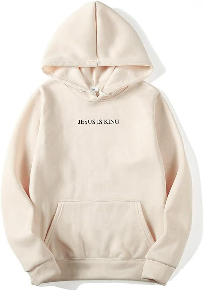 JESUS IS KING Hoodie | Christian Faith Unisex Jesus Sweater | Amazon (US)