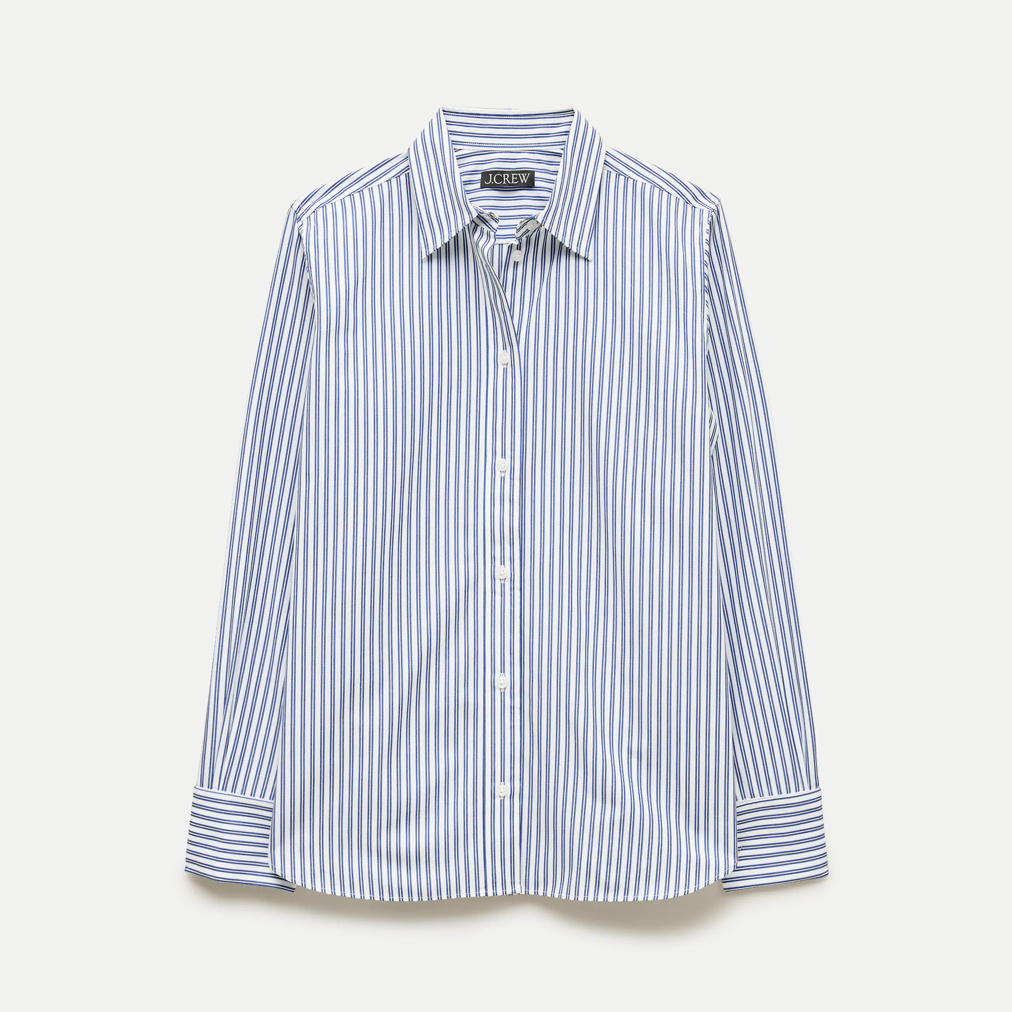 Jules classic-fit button-up shirt in striped Greenwich poplin | J. Crew US