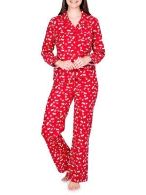 Blis 2-Piece Hot Cocoa Flannel Pajama Set on SALE | Saks OFF 5TH | Saks Fifth Avenue OFF 5TH