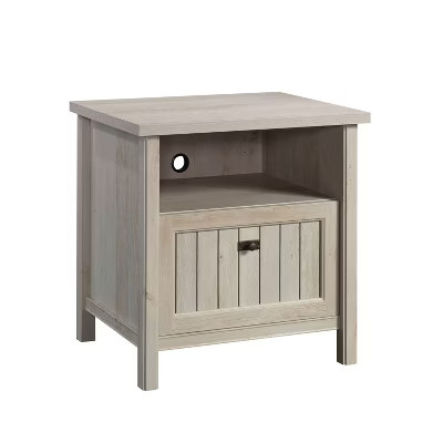 Costa Nightstand Drawer Chalked Chestnut - Sauder | Target