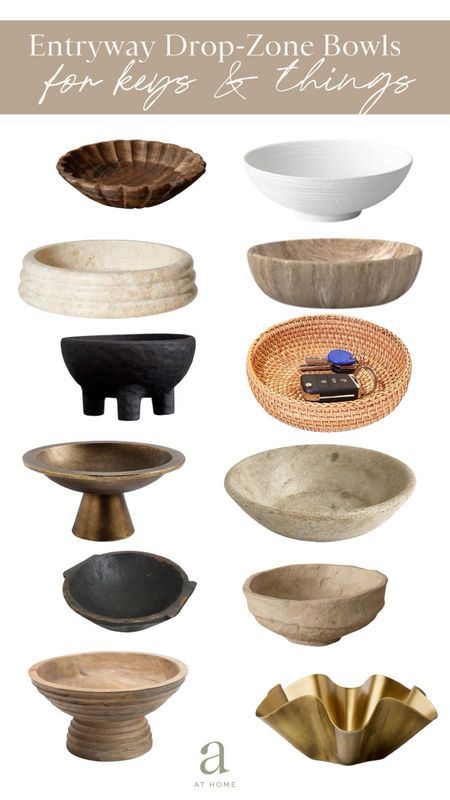 Entryway bowls, entryway styling, drop zone for keys, bowls for keys , entryway design

#LTKhome
