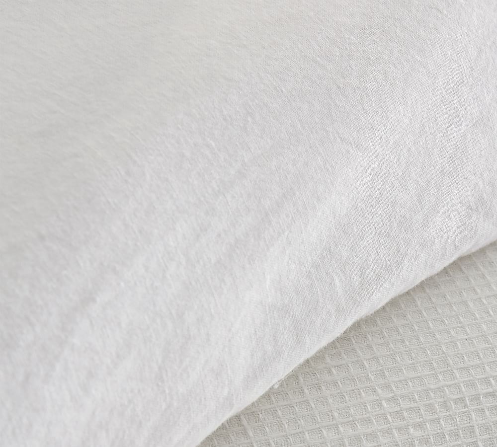European Flax Linen Waffle Duvet Cover | Pottery Barn (US)